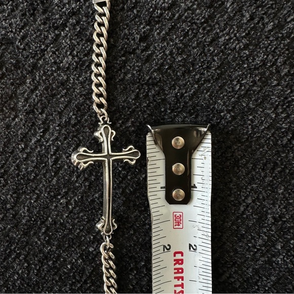 Rocking Ag // Sterling Silver Cross bracelet for woman - Picture 14 of 16